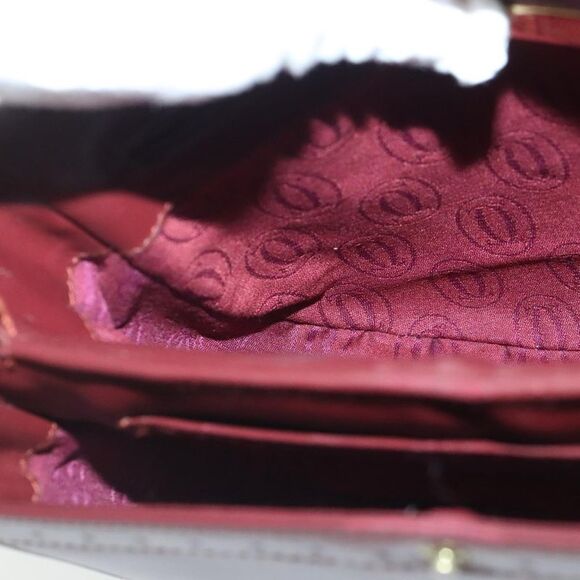 Cartier Must De Cartier Burgundy Leather Shoulder Bag (Pre-Owned) - Picture 12 of 16